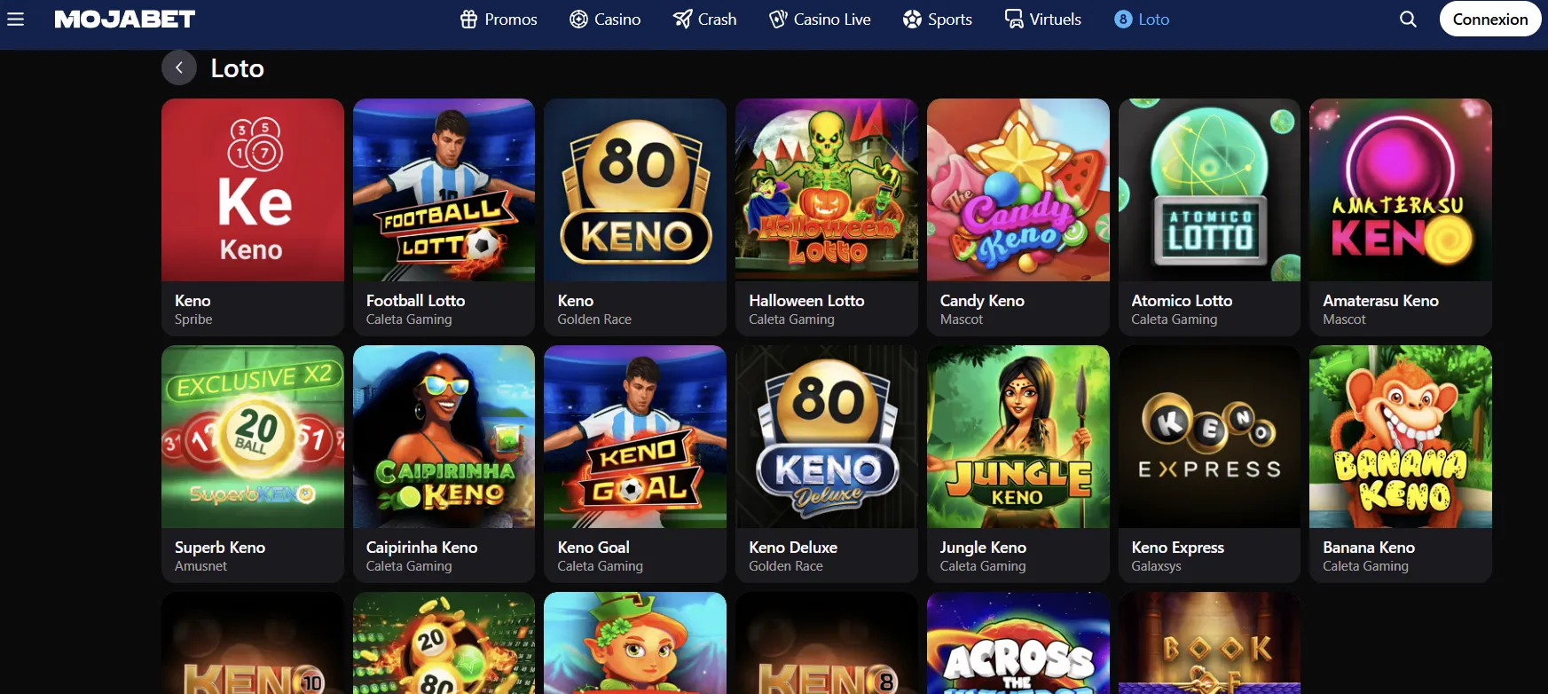 Lotto et FAQ Mojabet